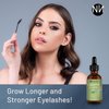 Natnique Castor Oil (2oz), USDA Certified Organic, 100% Pure, Hexane Free, Cold Pressed. Growth for Eyelashes, Eyebrows, Hair. Natural Skin Moisturizer & Hair Treatment. Eyebrow & Eyelash Brush