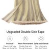 HOTBANANA Tape in Hair Extensions, 20 Inch Tape in Hair Extensions Human Hair 20pcs 50g Ombre Ash Blonde to Golden Blonde and Platinum Blonde Tape Hair Extensions Straight Remy Human Hair Extensions