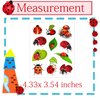 ATSMOICY 340 Pieces Ladybug Temporary Tattoos Stickers - Beetle Party Themed Baby Shower Girls Birthday Party Favors Decorations Kids Tattoo Gifts