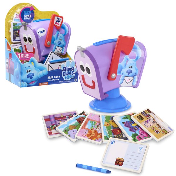 Blue's Clues & You! Mail Time with Mailbox Toy for Kids with Sound, Kids Toys for Ages 3 Up by Just Play