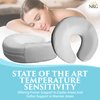 NRG Memory Foam Massage Table Face Cradle Pad with Ultra-Soft Fleece Cover - Head Rest Cushion Pillow Pad Eliminates Pressure Points for Instant Relief - Temperature and Pressure Sensitive Foam