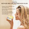 Intea Hair Mask for Blonde, Dyed or Rinsed Hair - 8.3 oz - Restores Damaged Highlights - Paraben and Ammonia Free - With Chamomile Extract