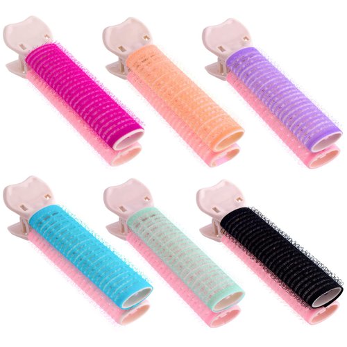 OIIKI Volumizing Hair Clips 6pcs, Hair Clips for Volume, Volume Clips for Roots, Instant Hair Root Volume Clip Root Lifting Clips for Women and Girls, Multicolors Fluffy Hair Volumizer Clips