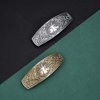 TEAMER Fashion Vintage Celtic Knot Hair Clip Metal Barrettes Hair Accessories Pattern Engraved Headwear Styling Gifts for Women