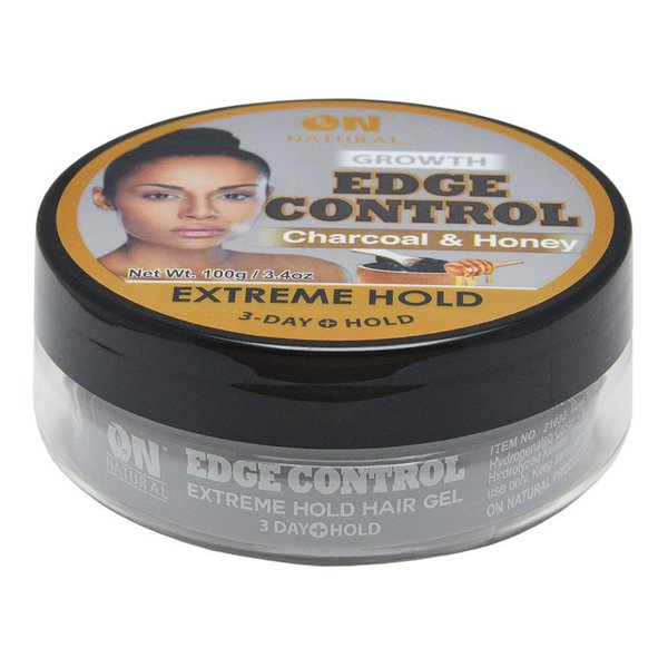 On Natural Edge Control Extreme Hold-Charcoal and Honey (3.4 oz)