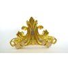 Generic Medium bright gold triangle metal victorian style filigree hair claw clip fine