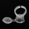 100pcs Ink Rings Cups Pigment Rings Makeup Holder Pigment Container Pigment Ink Cup Eyelash Extension Nail Art