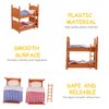 Miniature Dollhouse Bed Miniature Bunk Beds for Dollhouse, Dollhouse Bunk Beds Set 1 12 Scale, Doll House Furniture of Bunk Bed with Ladder, Dollhouse Furniture Decor