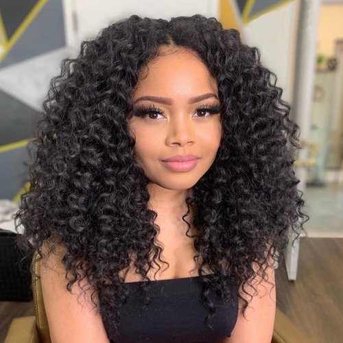 GoGo Curl Crochet Hair for Women 12 Inch Curly Crochet Hair Water Wave Curly Crochet Braids for Women 7 Packs Deep Wave Braiding Hair Extensions (12 Inch, 1B)