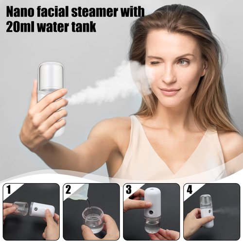 3pcs/Set Eyelashes Fan for Eyelash Extensions,Rechargeable USB Mini Fan Dryer for Lash Extensions,Handheld Portable Eyelash Mirror and