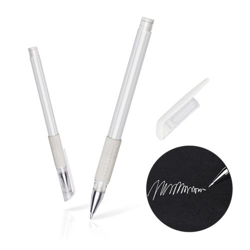 Eyebrow Marker Pen Pink Microblading Eyebrow Mapping Pen Brow Lip Permanent Makeup Position Mapping Mark Tools (2pcs White)
