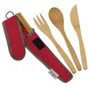 TO GO WARE Repeat Bamboo Utensil Set - Cayenne (Red), 1 EA