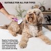 Poodle Pet Slicker Brush for Dogs, Cats, Rabbits - Dog Slicker Brush for Matted/Loose Hair, Fur, Knot - Doodle Brush for Dogs Short Hair & Long Hair - Dog Brush for Goldendoodle Grooming & Shredding