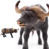 Gemini&Genius Cow Toy, Buffalo Toy for Kids, Safari Animal Figurine Wildlife World Action Figure for Nature Science Learning, Realistic Animal Toy Gift for Kids