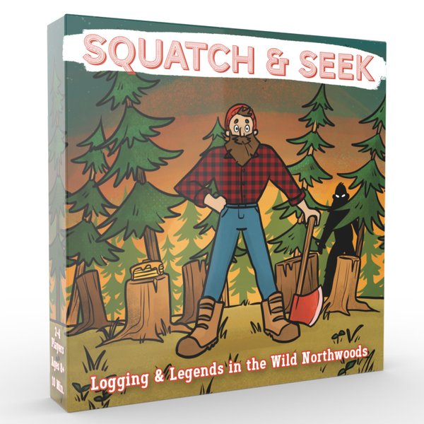 Prolific Games Squatch & Seek – Lumberjack and Sasquatch Northwoods Card Game – Fun Family Card Game for Adults – Ages 8+ – Perfect for Game Nights – Card Games for Families