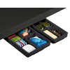 Bostitch Konnect Under Desk Drawer, Self-Adhesive Slide Out Storage Organizer with 4 Customizable Dividers, 2-Pack