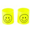 The Dreidel Company Smile Face Coil Spring, Bright Neon Yellow Happy Faces Magic Springy Toy for Kids, Party Favor, Birthday Parties, Carnival Prizes, Goody Bag Filler, 1.4" (35MM) (12-Pack)