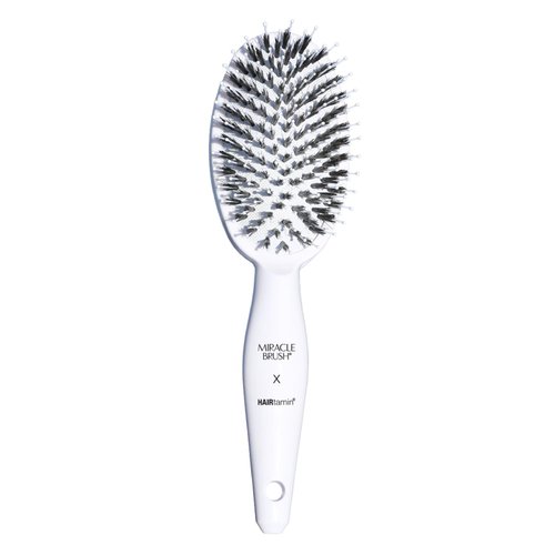 Hairtamin Hair Brush for All Hair Types | Paddle Brush for Blow Drying, Detangling, and Straightening | Anti-Static, Lightweight, and Ergonomic Design | Hair Brush for Men, Women, Kids, and Pets