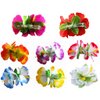 Kinteshun Hawaiian Flower Hair Clip Fabric Artificial Flower Hair Clip Hairpin Barrette Headdress Bobby Pins Headwear Hair Accessories for Beach Holiday Party (Hibiscus Flower)