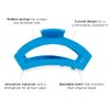 TELETIES - Tiny Open Claw Clip - Strong Grip, Bendable Teeth, Comfortable Cutout Design - Ideal for Kids, Thin, or Fine Hair - For All Hair Textures - Spring Break Collection - Bora Bora