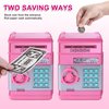 GuDoQi Password Piggy Bank, Digital Electronic Money Bank, Mini ATM Cash Coin Saving Can Toys, Birthday for Kids, Pink