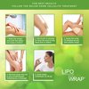 lipo applicator Tummy Body Wrap with Guarana, Green Tea, Seaweed Wraps Works for Stomach Belly Legs Arms Abdomen. (4 Wraps + Gel)