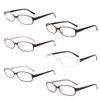 IVNUOYI 6 Pack Reading Glasses Blue Light Blocking with Spring Hinges,Colors Lightweight Readers for Women,Anti Glare UV Computer Eyeglasses 3.5