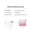 Natural Color Cream Blush for Cheeks -Long Lasting Waterproof Paraben Cruelty Free Cheek Blush - Compact Blusher, Peach Pink,Rose