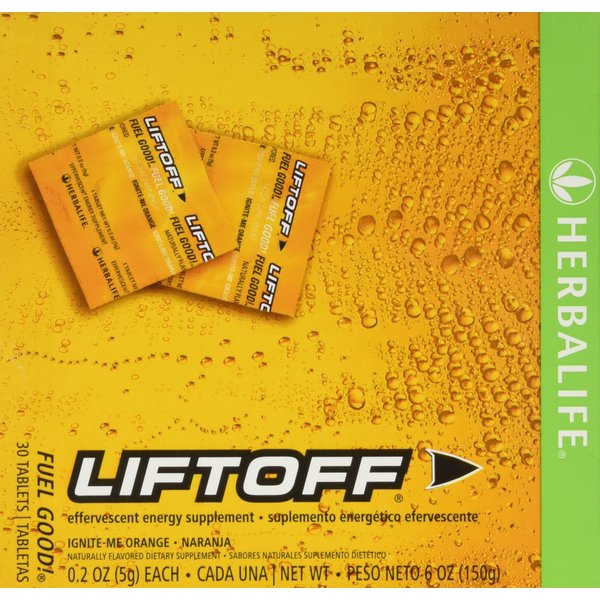 Herbalife LIFTOFF Energy Drink Ignite Orange 30 TABS