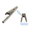 iexcell 100 Pcs 2 Inches / 51 mm Steel Alligator Clips Crocodile Clamps, Silver Tone Nickel Plated, Come in a Plastic Case