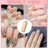 Portable Wood Grain Cat Eye Strong Magnet, Cat Eye Magnet Supplies for Nails Not Easy to Damage, Nice Size Suitable for Professional Manicurists & Novices
