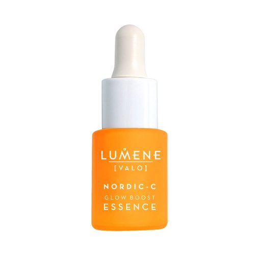 Lumene Nordic-C [Valo] Glow Boost Essence Serum Half-Size - Radiance Enhancing Vitamin C Serum for Face - Vitamin C & Hyaluronic Acid Facial Serum for Smooth, Plump, Glowing Skin (0.5 fl oz)