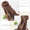 GENBREE Boho Peacock Feather Headband Indian Headbands Hippie Feather Headdress Adjustable Rope Hair Accesoories for Women and Girls