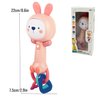 WHNKFB Baby Musical Rattles 0-6-12 Months, Baby Teething Toys with Music and Light, Infant Educational Learning Toys, Teethers for Newborn Baby Boy Girl Gifts (Rabbit)