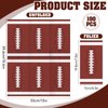 100pcs Football Paper Napkins, Football Party Guest Napkins, 3-Ply Sports Party Disposable Hand Towels Napkins, Football Theme Party Towel for Football Birthday Party Favors
