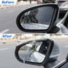 BESULEN Car Rear View Mirror Rain Visor Guard, 2 Pcs Black Rain Eyebrow for Side Mirror, Waterproof Auto Mirror Visor Smoke Guard Cover, Accessories for Most Car SUV Truck (Black)