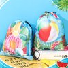 Kacctyen Pool Beach Drawstring Bags Summer Drawstring Backpack Beach Ball String Birthday Bag Pool Party Decoration(24 Pcs)