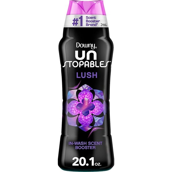 Downy Unstopable Laundry Scent Booster Beads for Washer, Lush, 20.1 oz