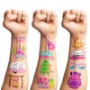 Generic 96PCS Pink Camp Temporary Tattoos Camping Themed Birthday Party Glamping Party Decorations Supplies Favors Decor for Kids Outdoor School Classroom Prizes