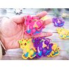 20 packs Bulk Dragon Baby Mini Pop Fidgets for Birthday Party Favors,Small little Backpack keychain for Classroom Students Boys kids