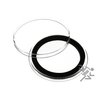 25 Air-Tite "I" Black Ring Coin Holders for 38mm Coins