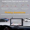 AMTIFO Wireless Backup Camera Touch Key - 5 Inch Split Screen Monitor Truck Rear View Camera Waterproof Clear Night Vision Car Rever Camera System DIY Guide Lines A6
