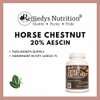 Remedy's nutrition Horse Chestnut Extract Aescin 20% - 1,000mg Vegan Capsules Herbal Supplement - Non-GMO, Gluten Free, Dairy Free - Two Month Supply (60 Count)