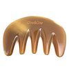One&One Multifunctional Horn Bone Scalp Gua Sha Comb, Handheld Massage Comb for scalp.
