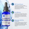 Skin Perfection Copper Peptides Serum for Face & Hair - Youth Serum with Copper Peptide for Fine Lines & Wrinkles - 1% Blue Liquid for Face, Hair, Body, and Scalp