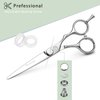 Hair Cutting Scissors 6",Hair Scissors Professional with Extremely Sharp blades,Stainless Steel Barber Scissors,Hair Shears for Salon/Home Use