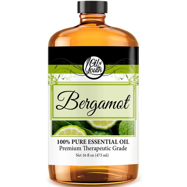 Oil of Youth Essential Oils 16oz - Bergamot Essential Oil - 16 Fluid Ounces