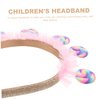 EXCEART Lollipop Headband Lollipop Hair Hoop Rainbow Head Bopper Lollipop Hairbands Lollipop Hair Bands Cute Headbands Toddler Hair Band Costumes Candy Plastic Hair Hoop Miss Pompom Sweet