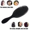 Boar Bristle Hair Brush Detangling Paddle Brush for Curly Fine Straight Natural Hair, Anti-frizz Detangler Brush Styling Hairbrush for Women Men