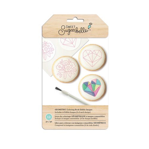 American Crafts Sweet Sugarbelle Geometric Coloring Book Edible Images